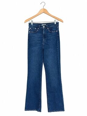 Lovers + Friends Grayson High Rise Slim Bootcut Jeans 27 Fleetwood Blue